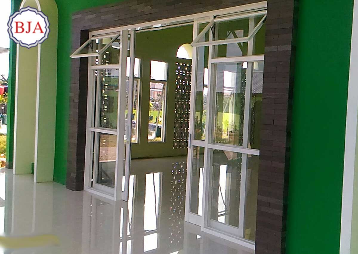 pintu aluminium masjid